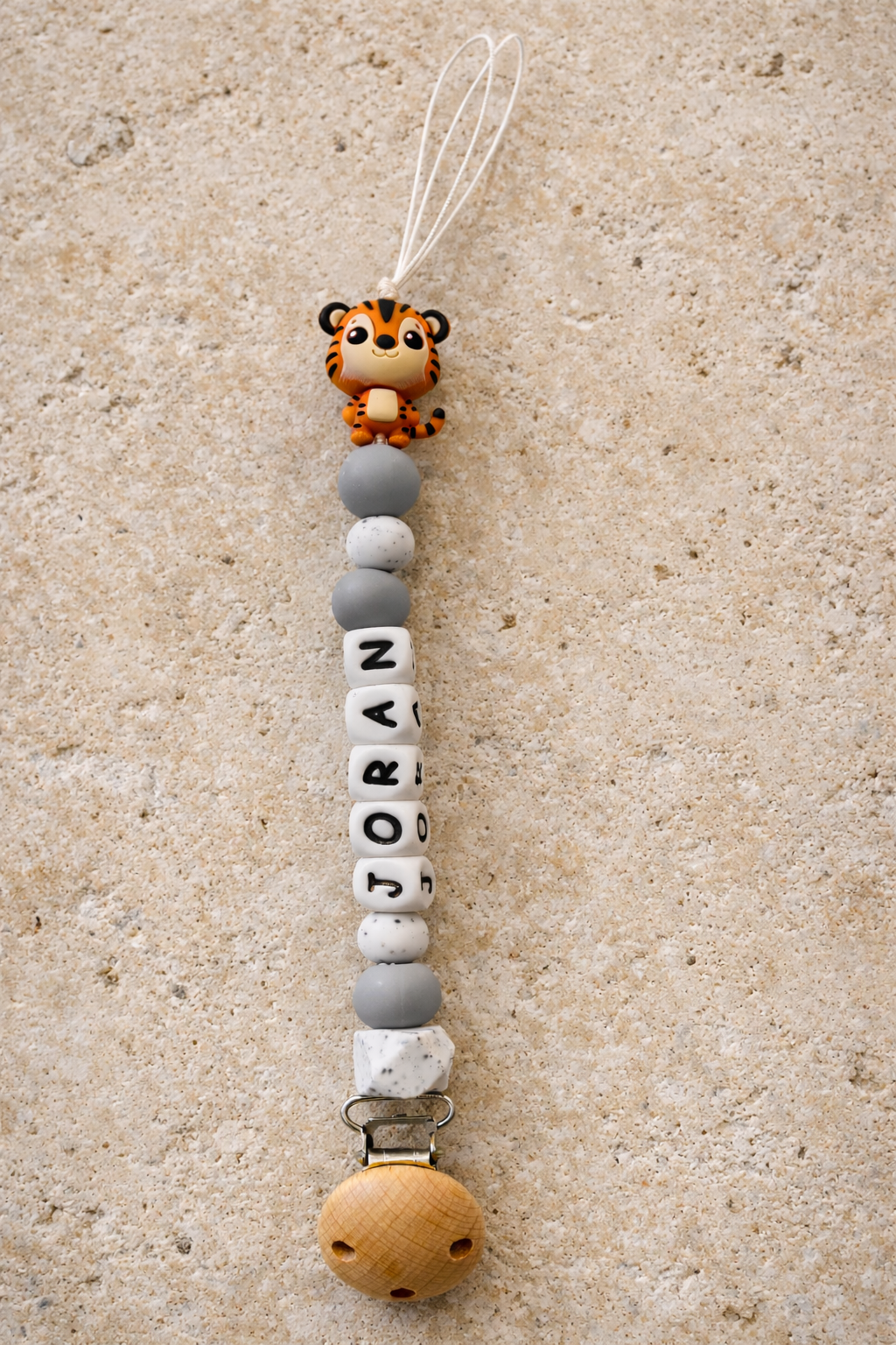 Attache tétine PETIT TIGRE